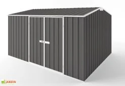 Abri De Jardin En Métal Galvanisé Gris 11 M² 0,35 Mm -Solid || Axi || EXIT TOYS Soldes Boutique abri jardin metal zincalume galvanise 300x375cm 2