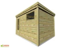 Abri De Jardin En Bois De Pin Traité Et Toiture Bac Acier – 8,3 M² -Solid || Axi || EXIT TOYS Soldes Boutique abri jardin moderne bois traite 1