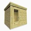 Abri De Jardin En Bois De Pin Traité Et Toiture Bac Acier – 6,7 M² -Solid || Axi || EXIT TOYS Soldes Boutique abri jardin monopente bois