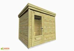 Abri De Jardin En Bois De Pin Traité Et Toiture Bac Acier – 6,7 M²