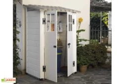 Abri De Jardin Mural En PVC Evo 100 Beige (82x122cm)