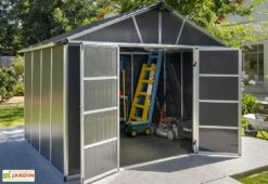 Abri De Jardin En Polycarbonate Et Aluminium Yukon 7 M² -Solid || Axi || EXIT TOYS Soldes Boutique abri jardin polycarbonate aluminium yukon 7 m 3