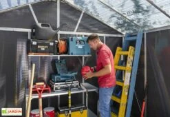 Abri De Jardin En Polycarbonate Et Aluminium Yukon 7 M² -Solid || Axi || EXIT TOYS Soldes Boutique abri jardin polycarbonate aluminium yukon 7 m 4