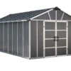 Abri De Jardin En Polycarbonate Et Aluminium Yukon 15 M² - Gris -Solid || Axi || EXIT TOYS Soldes Boutique abri jardin polycarbonate gris yukon palram 17m2 519x332cm 4