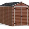 Abri De Jardin Skylight 7 M² Ambre | Palram - Canopia -Solid || Axi || EXIT TOYS Soldes Boutique abri jardin polycarbonate skylight amber 6x12 1