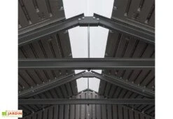 Lifetime Abri De Jardin En Polyéthylène Imitation Bois Et Acier Inox 4,5 M² -Solid || Axi || EXIT TOYS Soldes Boutique abri jardin polyethylene imitation bois acier inox 45m 1