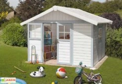 Grosfillex Abri De Jardin PVC Deco 7,5 -Solid || Axi || EXIT TOYS Soldes Boutique abri jardin pvc deco75 bleu