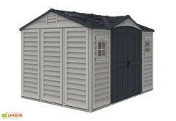 Abri De Jardin En PVC Duramax 8 M² – Apex 10 X 8 Gris Anthracite -Solid || Axi || EXIT TOYS Soldes Boutique abri jardin pvc duramax darkgrey apex 10x8 8m2 5