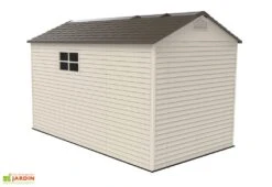 Abri De Jardin En PVC Et Acier Inoxydable Lifetime Landmark 8 M² -Solid || Axi || EXIT TOYS Soldes Boutique abri jardin pvc lifetime landmark 8m2 2 1