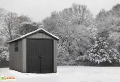 Keter Abri De Jardin PVC Brossium 759 (229x287) -Solid || Axi || EXIT TOYS Soldes Boutique abri jardin resine gris brossium 759 4