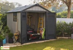 Keter Abri De Jardin PVC Brossium 759 (229x287) -Solid || Axi || EXIT TOYS Soldes Boutique abri jardin resine gris brossium 759 7