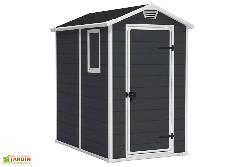 Abri De Jardin En Résine Premium 46S Anthracite – 2,4 M² 3 Abri De Jardin En Résine Premium 46S Anthracite – 2,4 M²