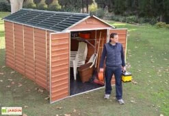 Abri De Jardin Skylight 7 M² Ambre | Palram - Canopia -Solid || Axi || EXIT TOYS Soldes Boutique abri jardin skylight ambre 7m2 palram canopia