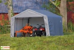 Abri De Jardin Souple En Acier Et Polyéthylène 14 M² -Solid || Axi || EXIT TOYS Soldes Boutique abri jardin souple acier enduit bache polyethylene 14m2 1