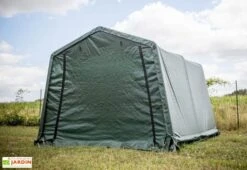 Abri De Jardin En Toile Renforcée Avec Porte Amovible - 305 X 305 Cm -Solid || Axi || EXIT TOYS Soldes Boutique abri jardin toile polyethylene structure acier epoxy 305x305x244cm etanche porte amovible 3