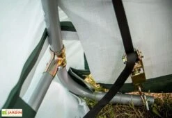 Abri De Jardin En Toile Renforcée Avec Porte Amovible - 305 X 305 Cm -Solid || Axi || EXIT TOYS Soldes Boutique abri jardin toile polyethylene structure acier epoxy 305x305x244cm etanche porte amovible 5