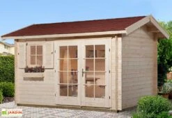 Abri De Jardin En Bois D’épicéa Brut 163 T2 - 10,20 M²