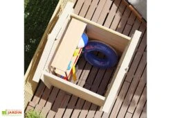 Abri De Jardin En Bois D’épicéa Brut Juno - 2,2 M² -Solid || Axi || EXIT TOYS Soldes Boutique abri juno 1 6m2 toit ouvert