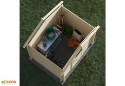 Abri De Jardin En Bois D’épicéa Brut Juno – 4,9 M² -Solid || Axi || EXIT TOYS Soldes Boutique abri juno 4m2 dans jardin toit ouvert