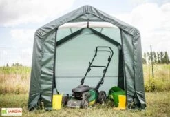 Abri De Jardin En Toile Renforcée Avec Porte Amovible - 183 X 183 Cm -Solid || Axi || EXIT TOYS Soldes Boutique abri toile renforce polyethylene 183x183x183cm impermeable porte amovible 1