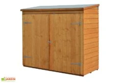 Coffre De Rangement En Bois Pour 2 Vélos 182x82x164cm (l,l,h) -Solid || Axi || EXIT TOYS Soldes Boutique abri velo bois 1