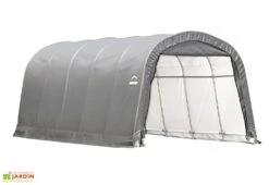 Abri Voiture En Toile : Polyéthylène Gris 610 X 370 Cm – 22,57 M² -Solid || Axi || EXIT TOYS Soldes Boutique abri voiture toile gris shelter logic 22m2