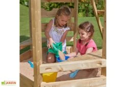 Aire De Jeux En Bois : Tour D’escalade – TP Tour Castlewood -Solid || Axi || EXIT TOYS Soldes Boutique aire de jeux bac a sable 1