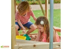 Aire De Jeux En Bois : Portique, Mur D’escalade Et Toboggan – TP Castlewood -Solid || Axi || EXIT TOYS Soldes Boutique aire de jeux bac a sable 2