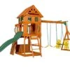 Aire De Jeux En Bois Atlantis : Balançoires Toboggan Et Escalade -Solid || Axi || EXIT TOYS Soldes Boutique aire de jeux bois portique balancoires toboggan escalade