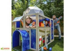 KidKraft Aire De Jeux En Bois Nerf Geo Strike Headquarters -Solid || Axi || EXIT TOYS Soldes Boutique aire de jeux bunker nerf