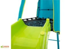 Aire De Jeux TP Explorer : Cabane, Portique, Toboggan Et Panier De Basket -Solid || Axi || EXIT TOYS Soldes Boutique aire de jeux cabane toboggan