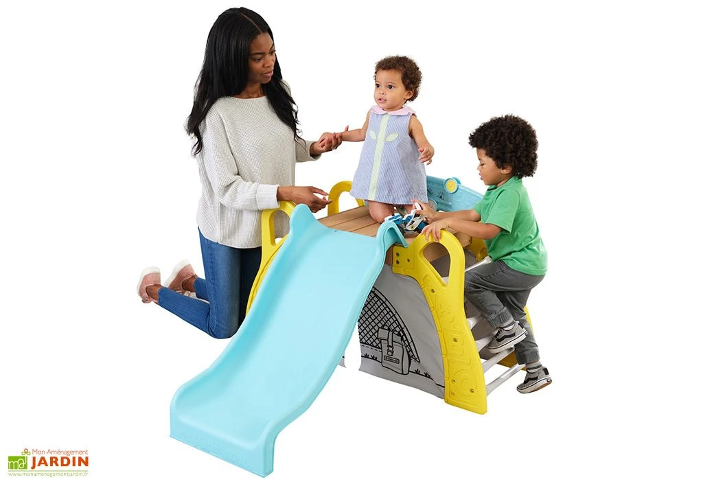 KidKraft Aire De Jeux Avec Plateforme En Bois Et Toboggan 3 KidKraft Aire De Jeux Avec Plateforme En Bois Et Toboggan