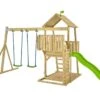 Aire De Jeux En Bois : Mur D’escalade, Portique Et Toboggan – TP Kingswood -Solid || Axi || EXIT TOYS Soldes Boutique aire de jeux exterieur enfants