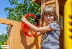 Aire De Jeux My House Move : Toboggan + Cabane + Balançoire -Solid || Axi || EXIT TOYS Soldes Boutique aire de jeux fungoo myhouse move 4