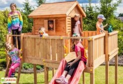 Aire De Jeux Géante Spider Land : Toboggans + Cabane + Escalade + Pont -Solid || Axi || EXIT TOYS Soldes Boutique aire de jeux geante fungoo spider land 1