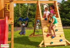 Aire De Jeux Géante Spider Land : Toboggans + Cabane + Escalade + Pont -Solid || Axi || EXIT TOYS Soldes Boutique aire de jeux geante fungoo spider land 3