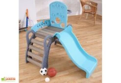 KidKraft Aire De Jeux Multisports Avec Toboggan, But De Foot Et Panier De Basket -Solid || Axi || EXIT TOYS Soldes Boutique aire de jeux multisports but de foot panier de basket toboggan