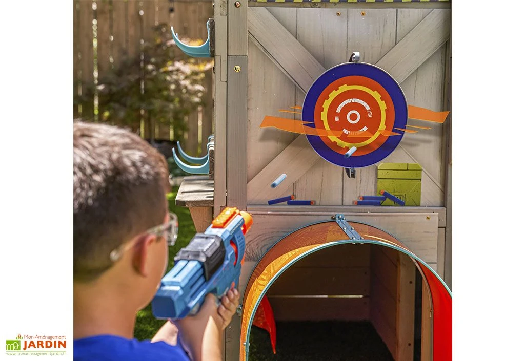 KidKraft Aire De Jeux En Bois Nerf Scout Defense Post 5 KidKraft Aire De Jeux En Bois Nerf Scout Defense Post – Image 3