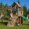 Aire De Jeux Carol 3 : Toboggan + Escalade + Rampe + Balançoire -Solid || Axi || EXIT TOYS Soldes Boutique aire jeux bois autoclave carol3 toboggan escalade balancoire rampe