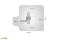 Aire De Jeux Carol 3 : Toboggan + Escalade + Rampe + Balançoire -Solid || Axi || EXIT TOYS Soldes Boutique aire jeux bois autoclave carol3 toboggan escalade balancoire rampe 7