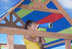 Aire De Jeux En Bois Avec Portique, Toboggan Et Escalade Northbrook -Solid || Axi || EXIT TOYS Soldes Boutique aire jeux bois cedre cabane tobogan escalade balancoires 6