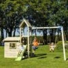 Aire De Jeux En Bois D’Épicéa Traité Avec Portique Lookout -Solid || Axi || EXIT TOYS Soldes Boutique aire jeux bois epicea traite portique lookout