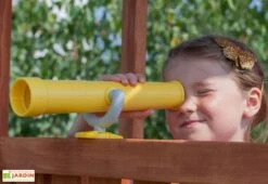 Aire De Jeux MySide Spider : Cabane + Toboggan + Portique + Escalade -Solid || Axi || EXIT TOYS Soldes Boutique aire jeux bois fungoo myside spider cabane toboggan escalade 1