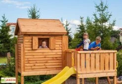 Aire De Jeux MySide Spider : Cabane + Toboggan + Portique + Escalade -Solid || Axi || EXIT TOYS Soldes Boutique aire jeux bois fungoo myside spider cabane toboggan escalade 3