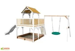 Axi Aire De Jeux En Bois De Hemlock Portique Balançoire Et Toboggan Atka 13 Axi Aire De Jeux En Bois De Hemlock Portique Balançoire Et Toboggan Atka -Solid || Axi || EXIT TOYS Soldes Boutique aire jeux bois hemlock portique balancoire toboggan atka