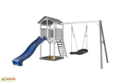 Axi Aire De Jeux En Bois De Hemlock Portique Nid D’Oiseau Ovale Beach Tower