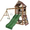 KidKraft Aire De Jeux En Bois Portique Balançoires Et Toboggans - Lindale