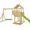 Aire De Jeux En Bois Toboggan Et Balançoire Nid D’oiseau – TP Kingswood -Solid || Axi || EXIT TOYS Soldes Boutique aire jeux bois toboggan balancoire nid oiseau
