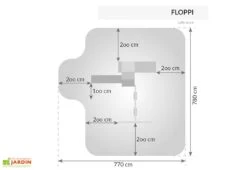 Aire De Jeux Avec Portique En Bois De Pin Traité 2 Balançoires Floppi -Solid || Axi || EXIT TOYS Soldes Boutique aire jeux portique bois pin traite 2balancoires floppi 2