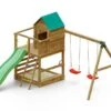 Aire De Jeux Avec Portique En Bois De Pin Traité 2 Balançoires Jarcas -Solid || Axi || EXIT TOYS Soldes Boutique aire jeux portique bois pin traite 2balancoires jarcas 4